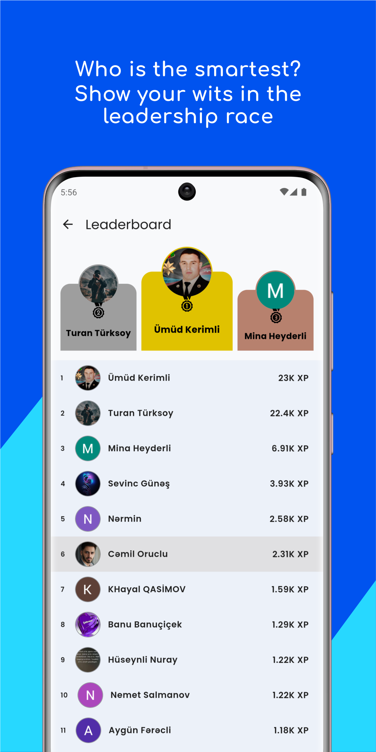 Postbook leaderboard